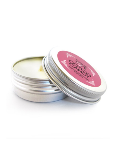 Mini Bougie de massage barbe à papa 30 ml 100% naturelle 