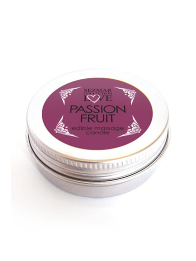 Mini Bougie de massage fruit de la passion 30ml 100% naturelle 