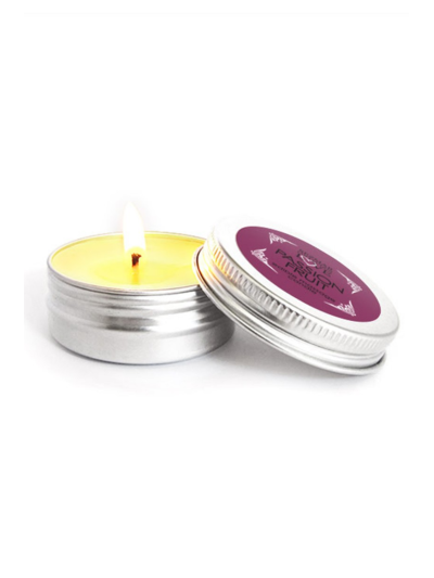 Mini Bougie de massage fruit de la passion 30ml 100% naturelle 