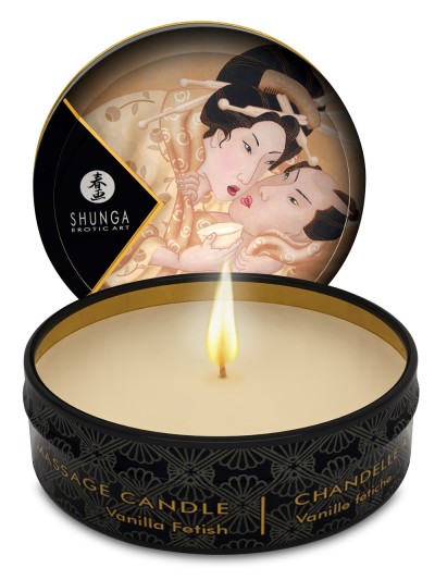 Mini bougie de massage vanille 30ml 