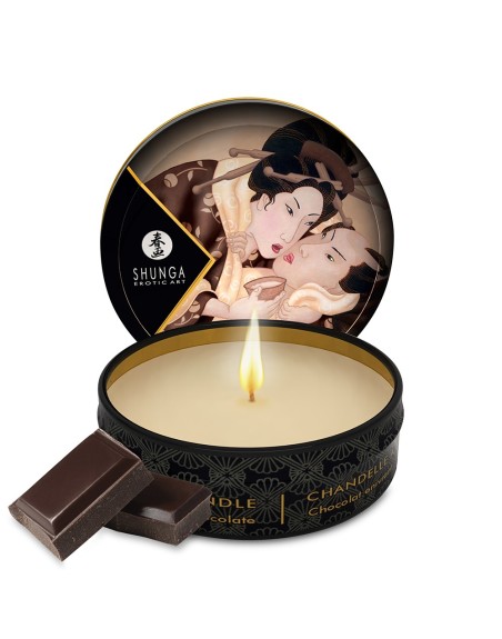 Mini bougie de massage chocolat 30ml 
