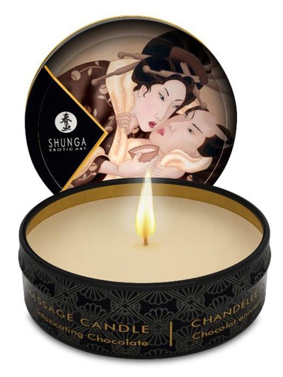 Mini bougie de massage chocolat 30ml 