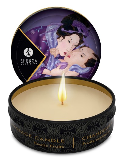 Mini bougie de massage fruits exotiques 30ml 