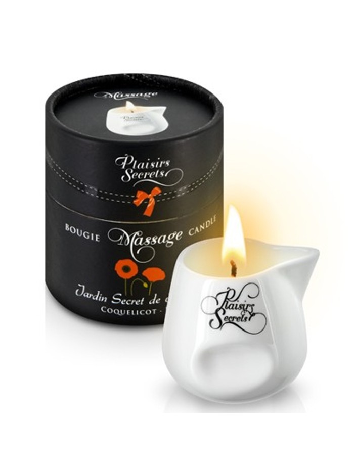 Bougie de massage coquelicot 80ml 
