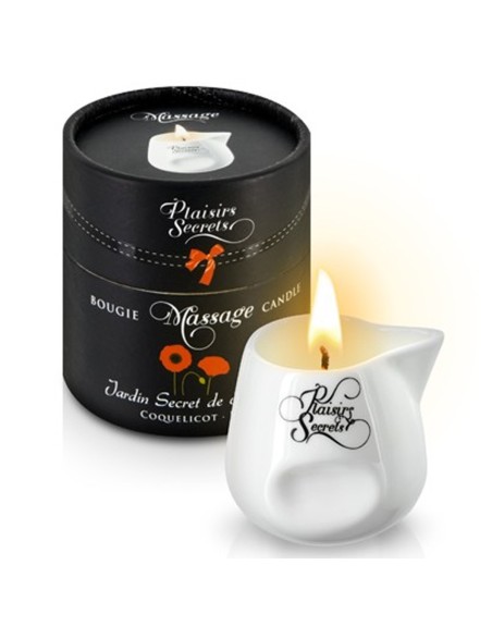 Bougie de massage coquelicot 80ml 