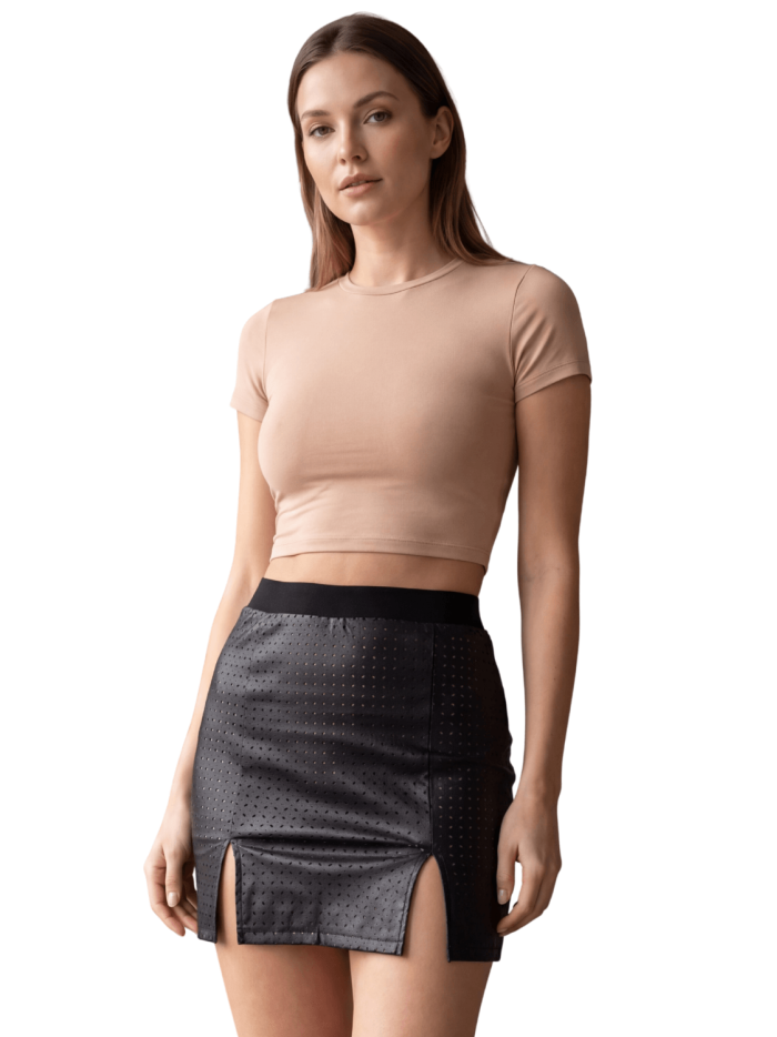 Jupe courte noir Stella 