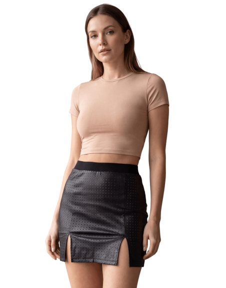 Jupe courte noir Stella 