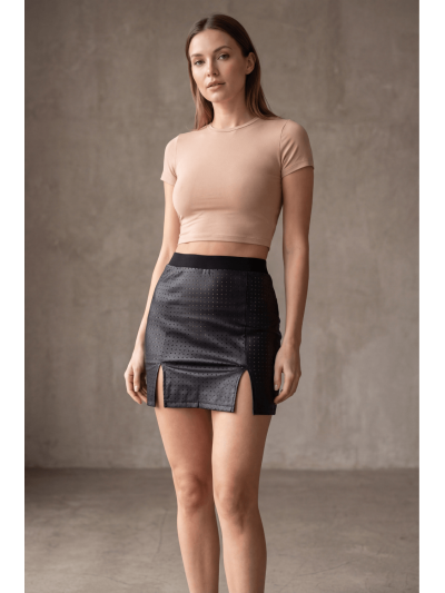 Jupe courte noir Stella 