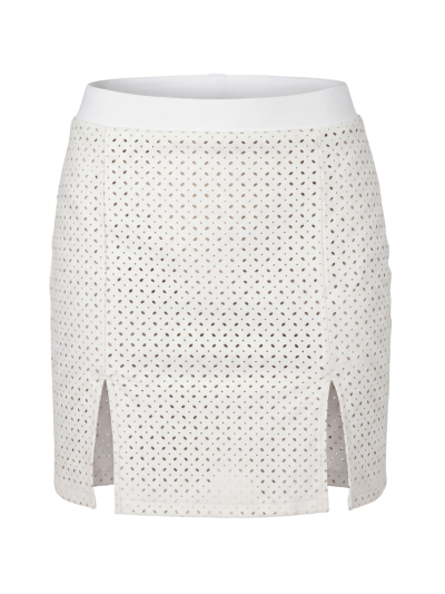 Jupe courte blanche Cassandra 