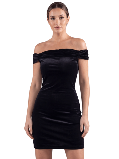 Robe velours noir Giulia 