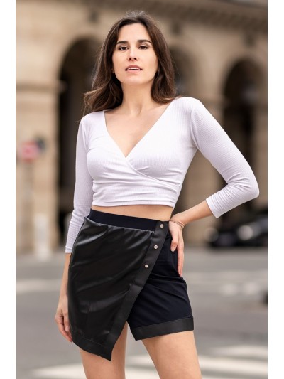 Jupe courte noire Mia 