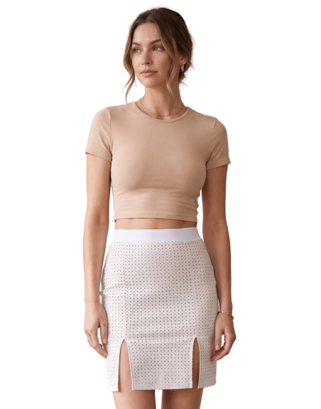 Jupe longue blanche Natacha 
