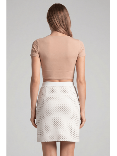 Jupe longue blanche Natacha 