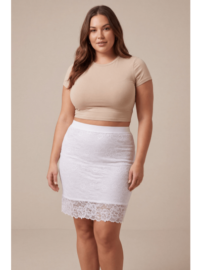 Jupe longue blanche Catalina 