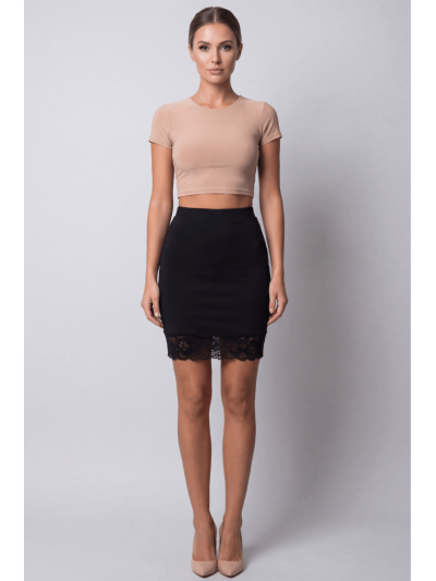 Jupe longue noire Maria 