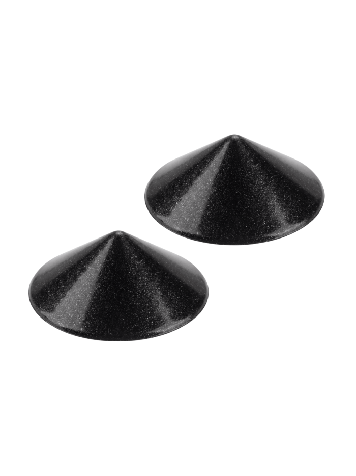 Nipple Métal noir Cache tétons cône 