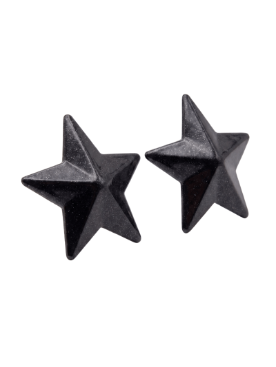 Nipple Métal noir Cache tétons d'étoile 