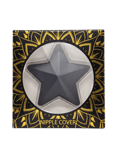 Nipple Métal noir Cache tétons d'étoile 