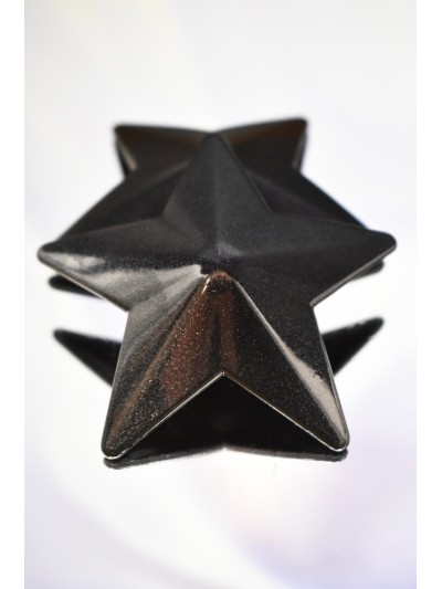 Nipple Métal noir Cache tétons d'étoile 