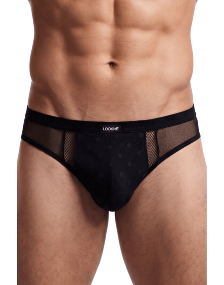 String noir semi opaque 