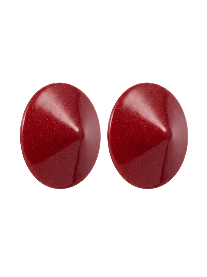 Nipple Métal rouge Cache tétons cône 