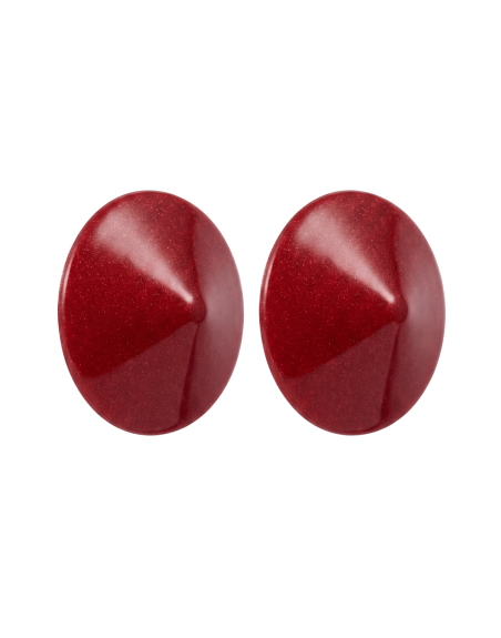 Nipple Métal rouge Cache tétons cône 
