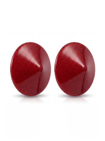 Nipple Métal rouge Cache tétons cône 