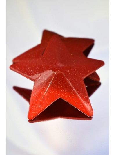 Nipple Métal rouge Cache tétons d'étoile 