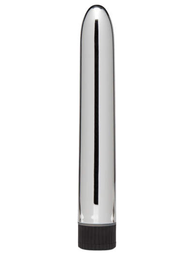 Vibromasseur Classique argenté Dur Multi Vitesse 