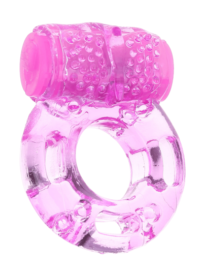 Cockring vibrant rose extensible 